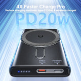 QOOVI 5000mAh Magnetic Wireless Powerbank PD20W Fast Charging