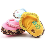 Dog Plush Sound Cotton String Slippers Pet Relieving