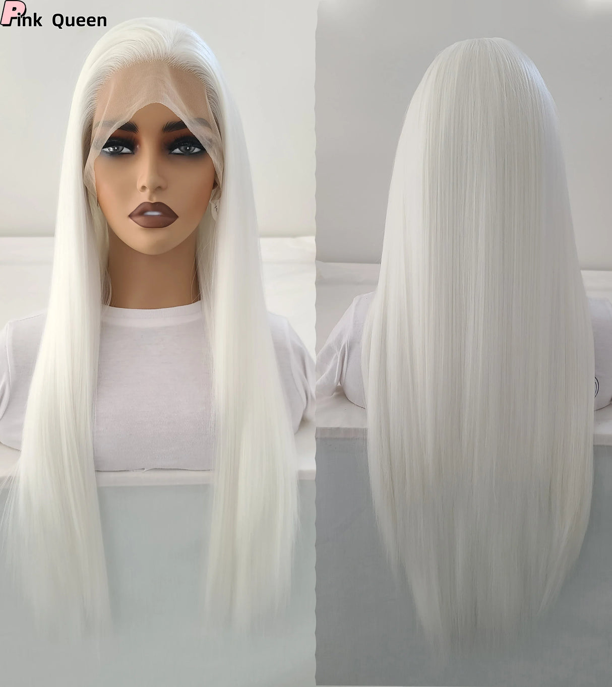 Bombshell Snow White 13*4 Synthetic Hair Front Lace