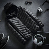Winter Ultra Lightweight Down Jacket Men's Fashion Short