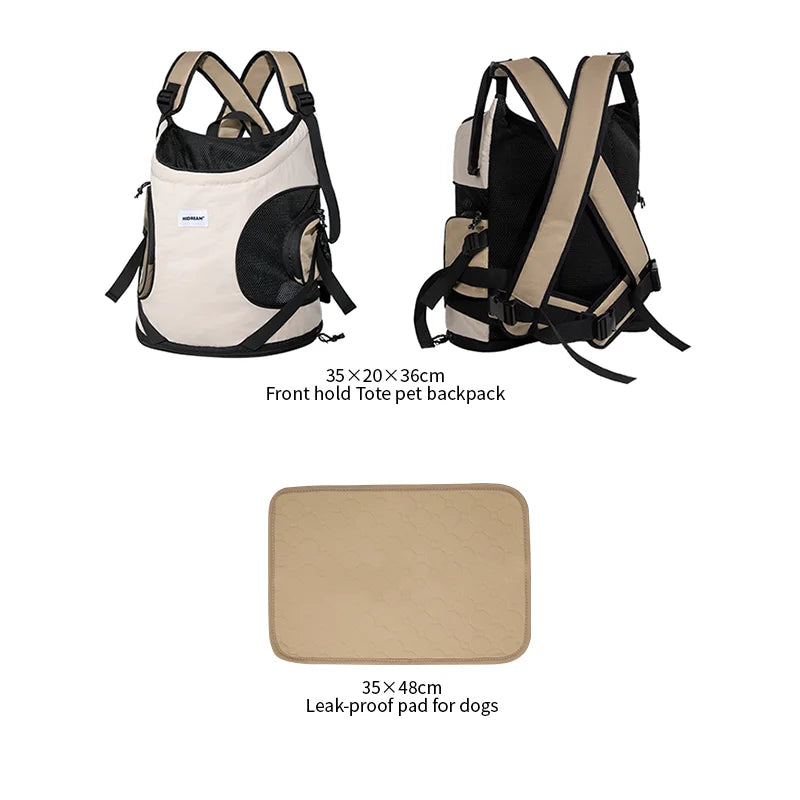 Puppy Kitten Travel Chest Sling Bag Pet Front