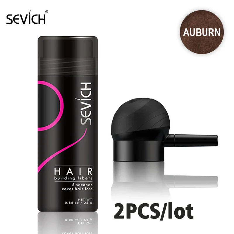 10 Color Africa Hair Building Fiber Powder Spray