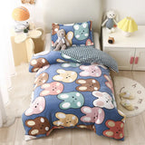 Baby Cartoon Print Bedding Set Duvet Covers Pillowcases