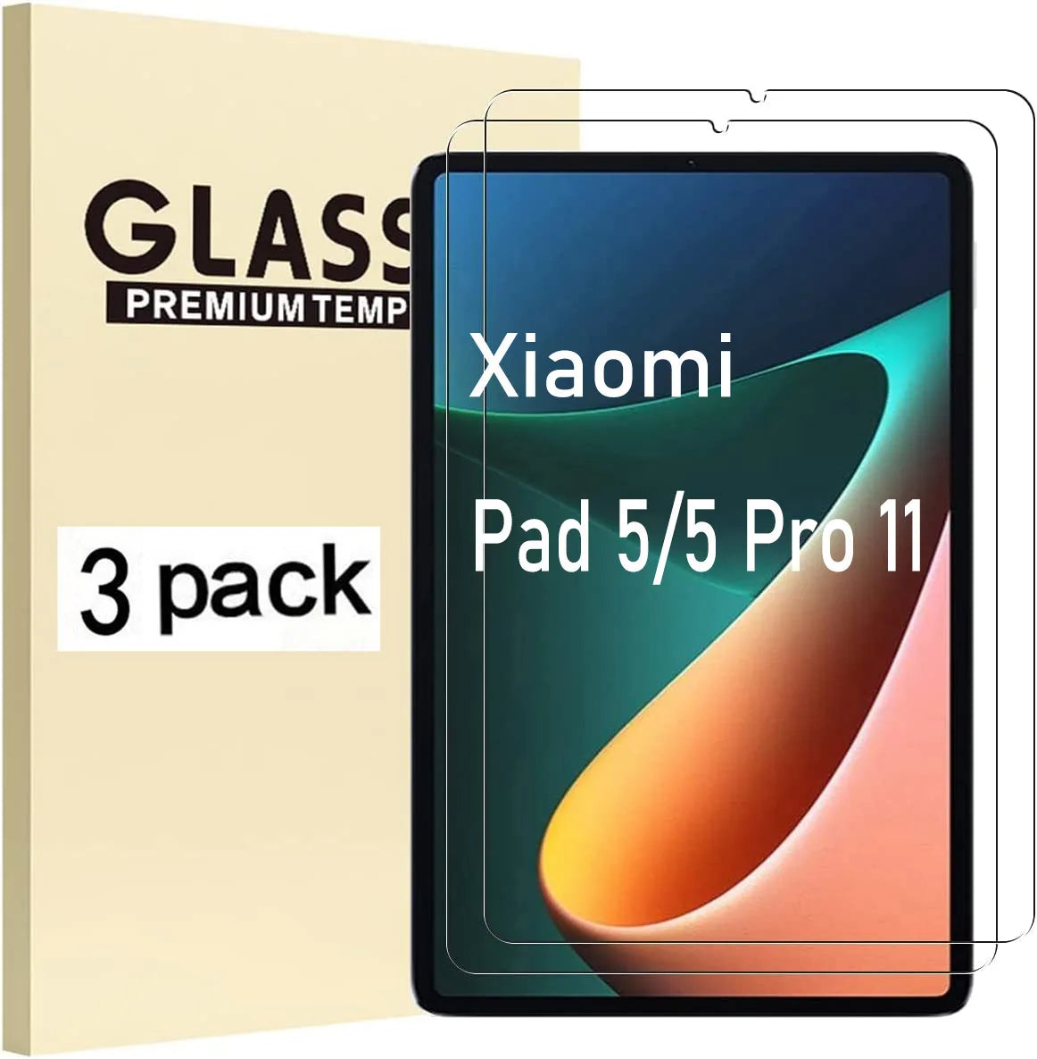 (3 Packs) Tempered Glass For Xiaomi Redmi Pad