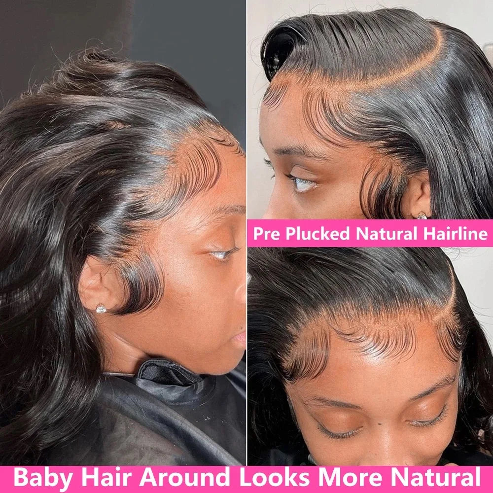 HD Transparent 13x4 13x6 Body Wave Lace Front