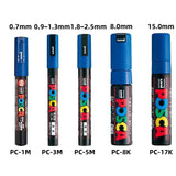 Uni Marker Pen, PC-3M Acrylic posca marcadores permanent
