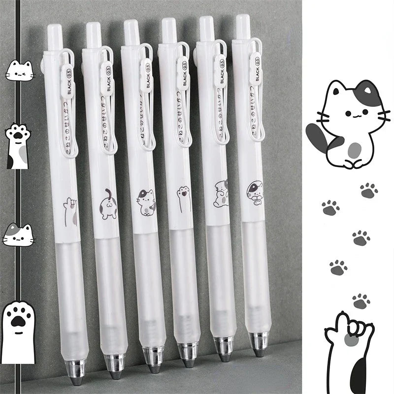 3 pcs/lot Kawaii Little Cats Cartoon Gel Ink