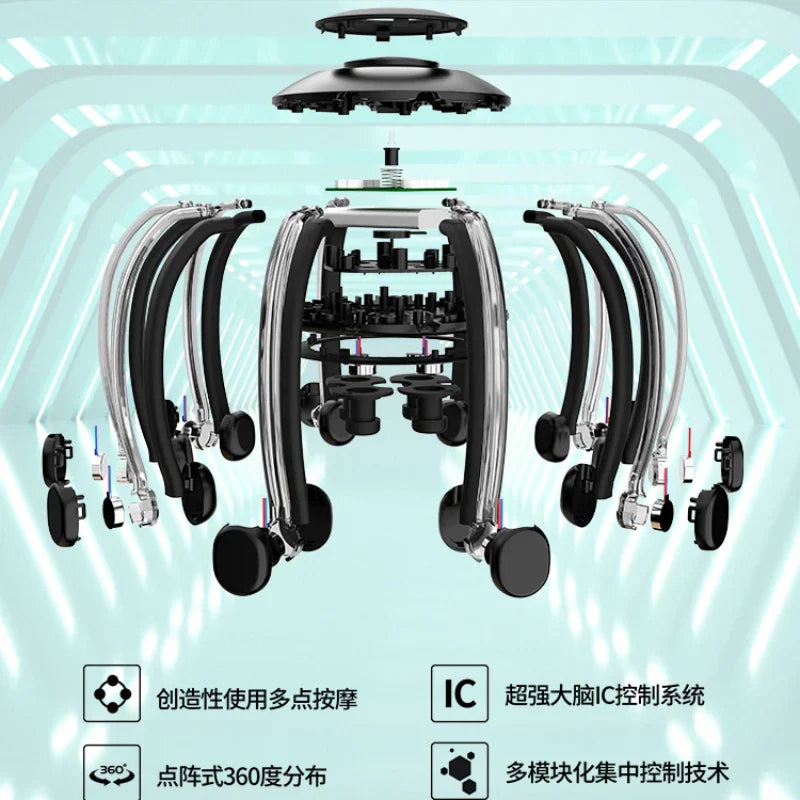 Head Massager Mo Instrument Electric Automatic Meridian Dredging