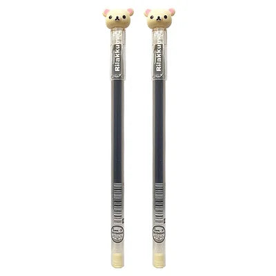 2Pcs AIHAO GP2030 Rilakkuma Gel Pens 0.5mm Fine