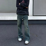 Flared Jeans for Men Wide Leg Street Summer