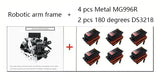 6 DOF DIY Robot Manipulator Metal Alloy Mechanical