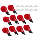 10Pcs Feed Automatic Bird Coop Poultry Chicken Fowl