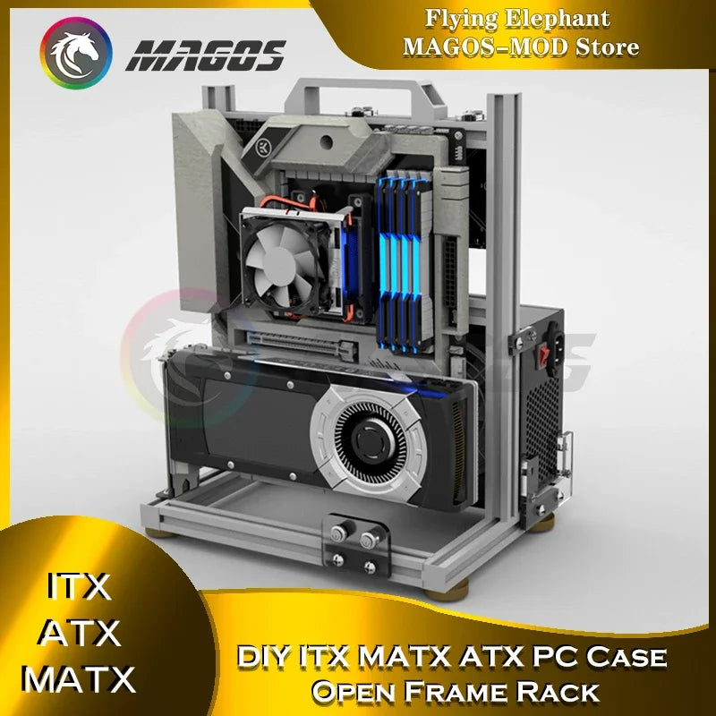 DIY Gamers Cabinet MOD ITX MATX PC Case