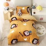 Baby Cartoon Print Bedding Set Duvet Covers Pillowcases