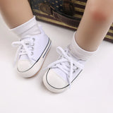 2023 New Baby Casual Shoes 4-color Lace-up Canvas
