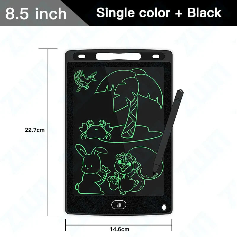 6.5/8.5/10/12/16/19In LCD Drawing Board Writing Tablet Digit Magic