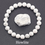 Real Natural Labradorite Stone Bead Bracelet Men Women