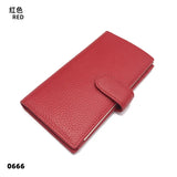 Genuine Leather Luxury Design Card Holder For Woman Custom Letters Large Capacity Vintage Wallet Fashion Business Christmas Gift