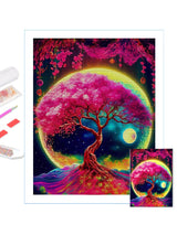 Colorful Trees And The Moon Personality DIY Full
