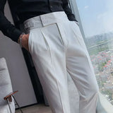 2023 New Men's Suit Pants Slim Fit Business