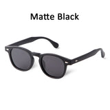 Retro Square Polarized Sunglasses Men Fashion Rivets Driving