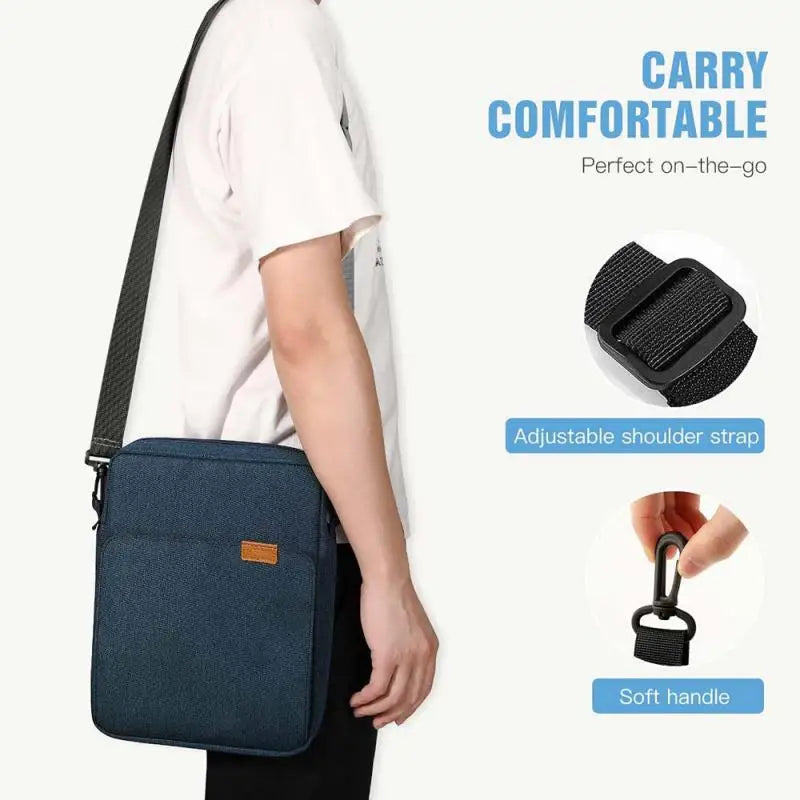 Crossbody Bag Large Capacity Polyester Tablet And E-book