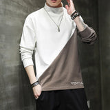 Casual Half High Collar Sweatshirts Men's Clothing Stylish