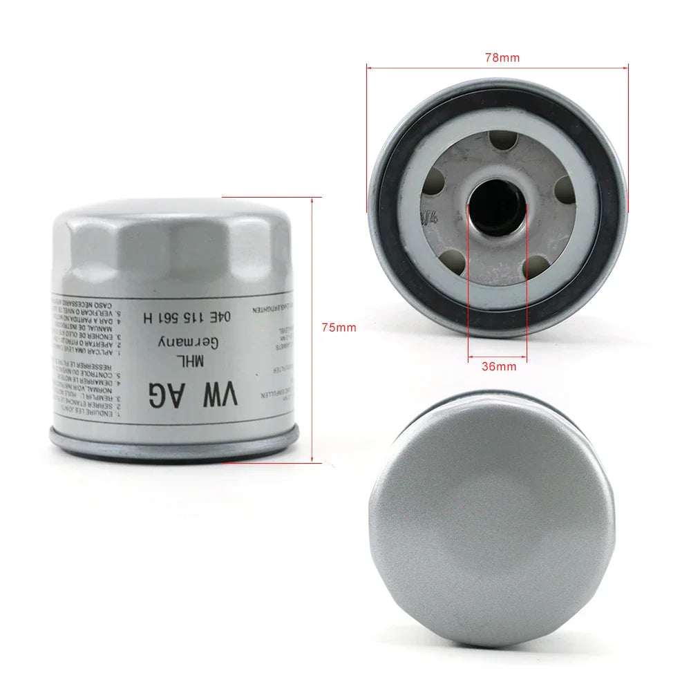 2Pcs 04E115561H Automobile Oil Filter Element OEM Regular