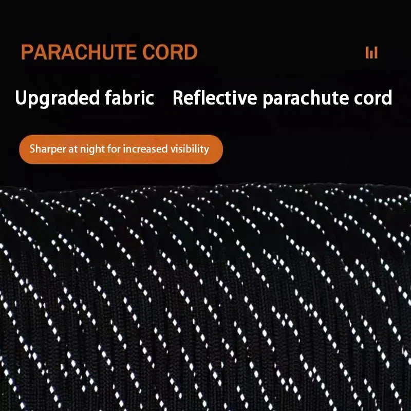 100m 550 Military Reflective Paracord 7 Strand 4mm