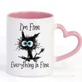Kitten Cat Coffee Mugs Ceramic Tea Cups Creative
