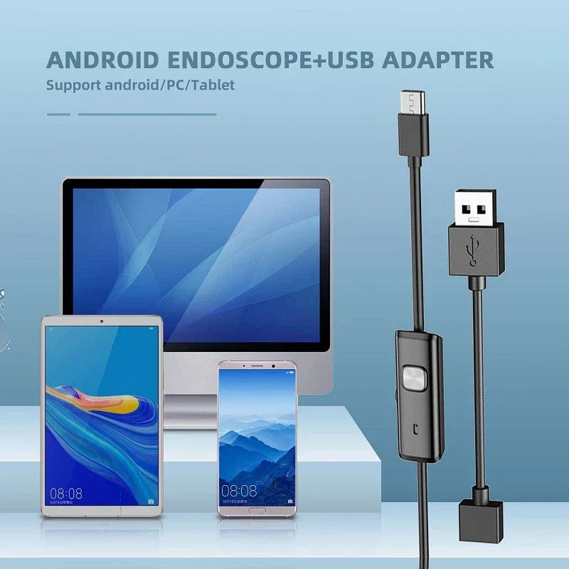 HD Mini Android Endoscope Camera 1M 2M MicroUSB/USB/TYPE
