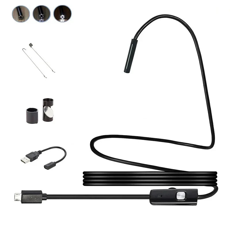 HD Mini Android Endoscope Camera 1M 2M MicroUSB/USB/TYPE