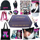 KPOP Stray Kids Album Gift Box Include Keychain