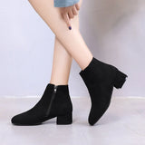 Women's Winter Boots 2023 New Suede Dress Women