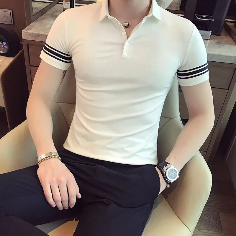 Short Sleeve Shirt for Men 2023 New Solid