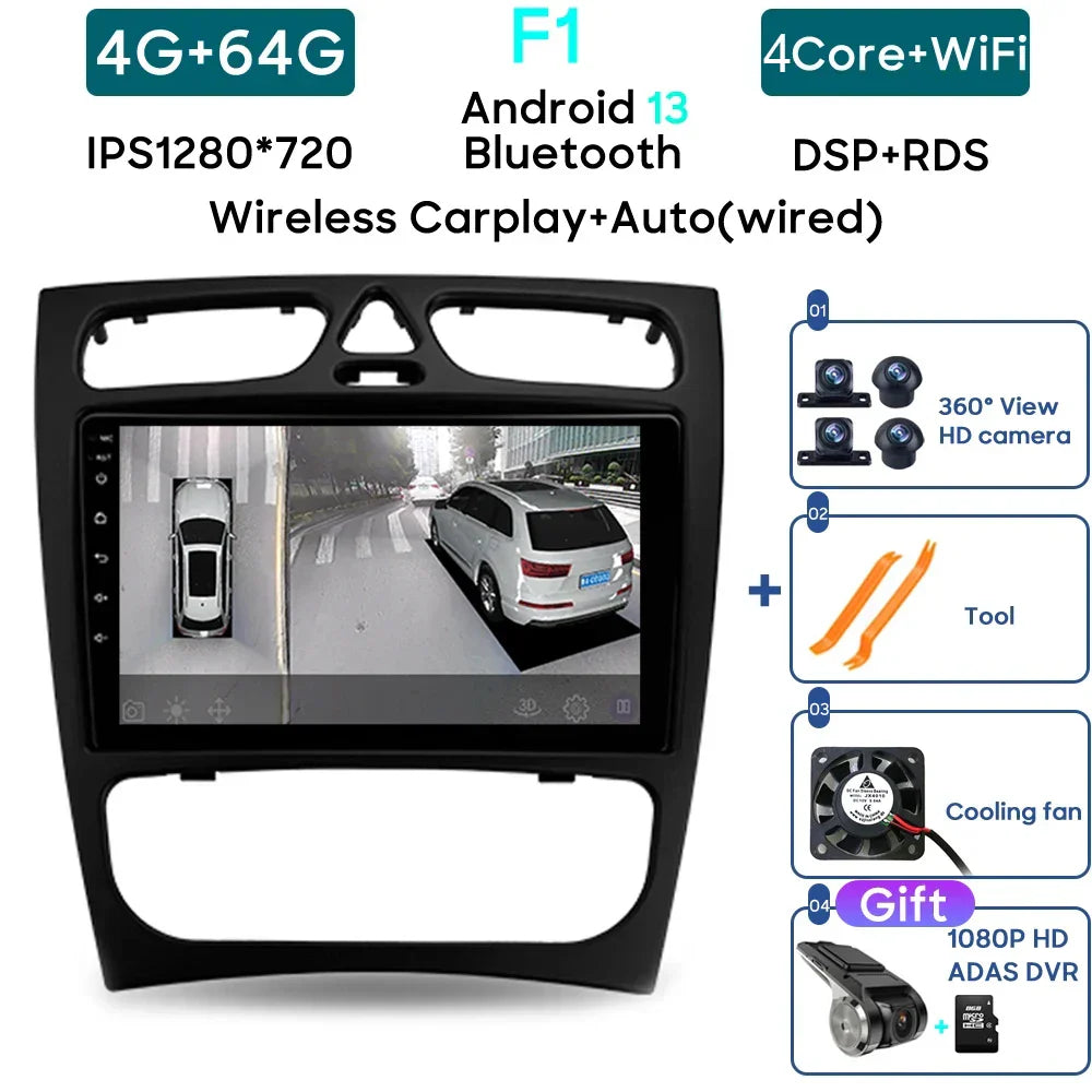 Car Radio Carplay Android Player For Mercedes Benz