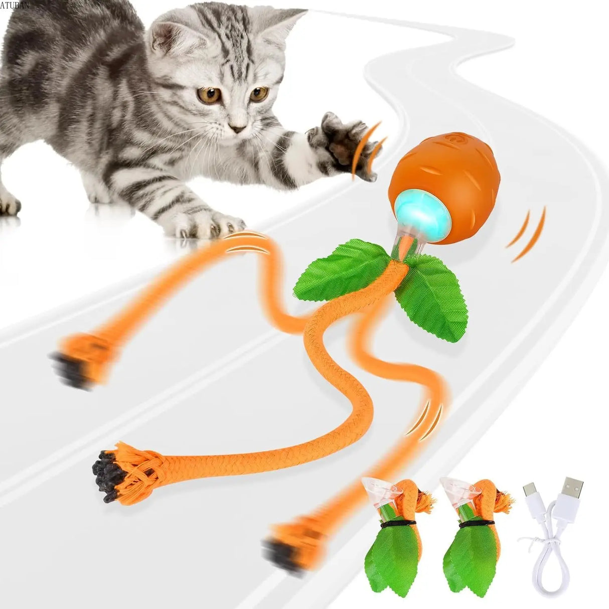 Interactive Cat Toy,3 Working Modes Irregular Motion Trajectory