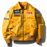 Spring Autumn Aviator Baseball Baseball Jackets Man Military