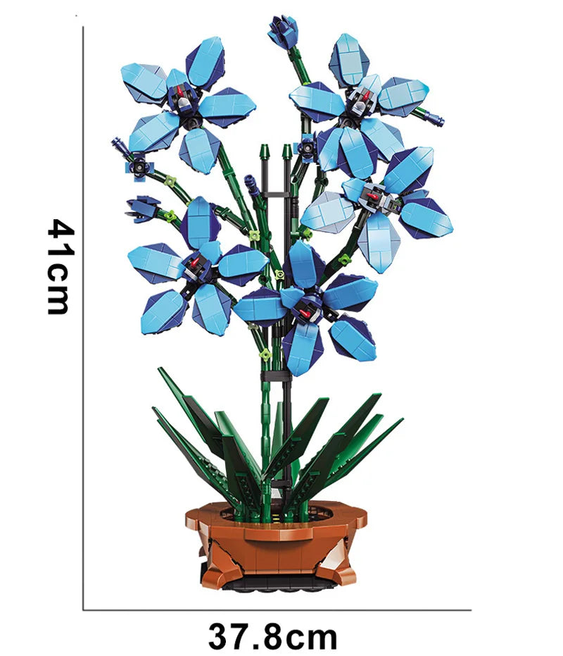 City Creativity Bouquet Flower Cymbidium Faberi Bonsai Potted
