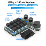 Programming Macro Custom Knob Keyboard RGB 3 Key