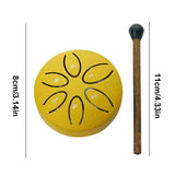 Mini Steel Tongue Drum 3 Inch 6 Notes