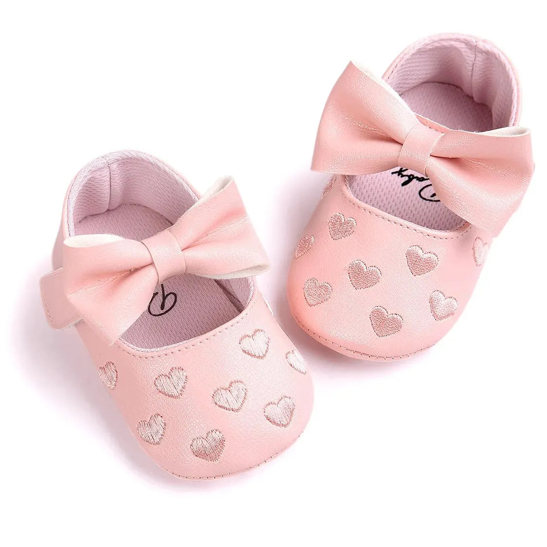 Meckior Baby Shoes Classic Dress Cute Bow-knot Heart