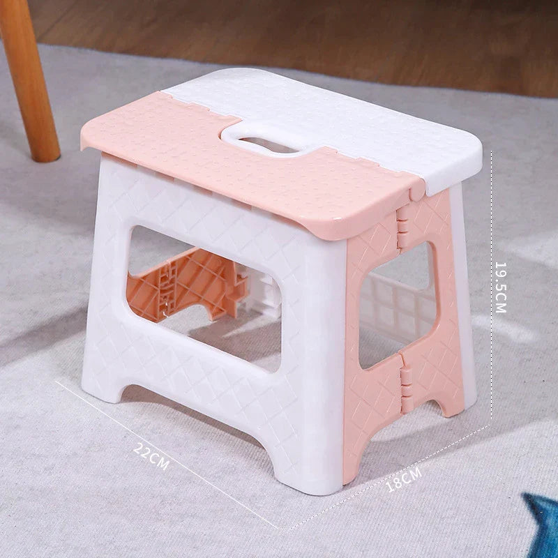 Foldable Stool Plastic Bathroom Chairs Outdoor Low Stool