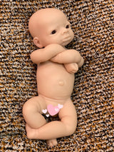 8 styles/28cm Cuddly Unpaint Solid Silicone Bebe Reborn