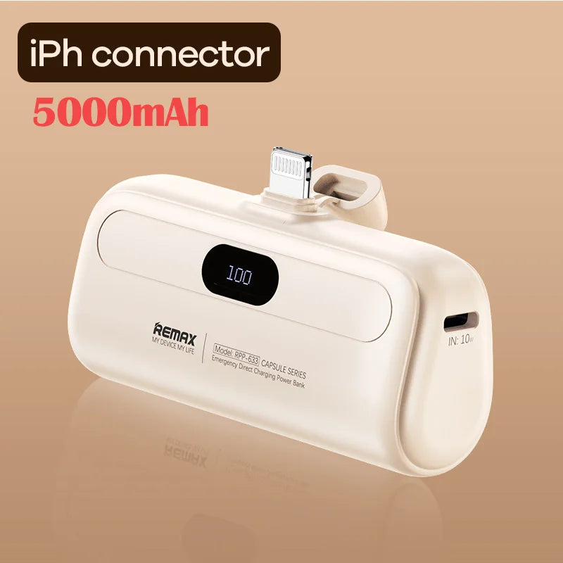 Remax Mini Power Bank 5000mAh Fast Charging for