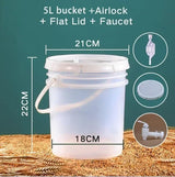 Brewing Beer With Home Fermentation Equipment Wine Bucket