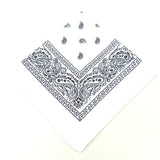 Fashion Bandana Kerchief Head Square Scarves Print Handkerchief