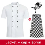 3 colors high quality Double breasted Chef uniform
