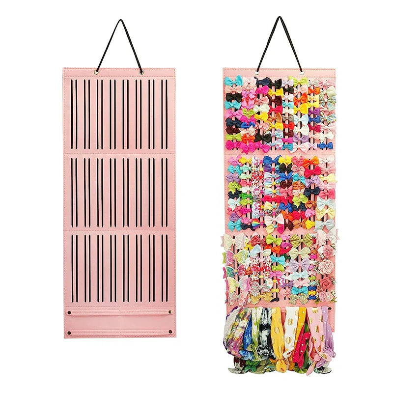 Hair Bows Organizer Large Capacity Headband Holder Wall