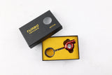 LED Mini Turbo Sound Turbocharger Keychain Spinning Turbine